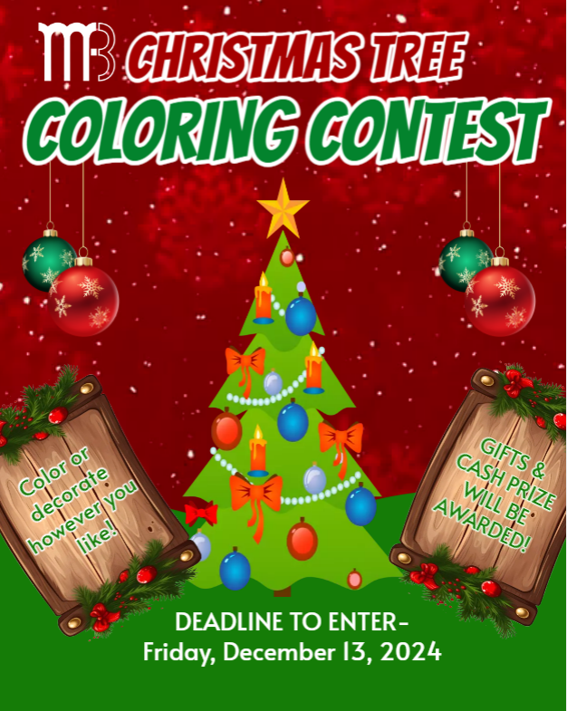 coloring contest flyer